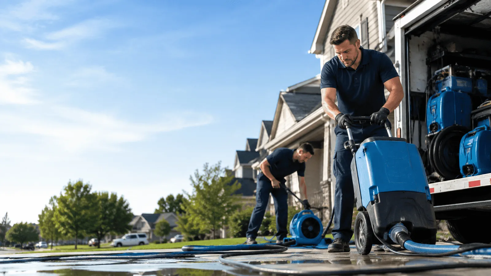 Dehumidification being performed in Stockholm, NJ